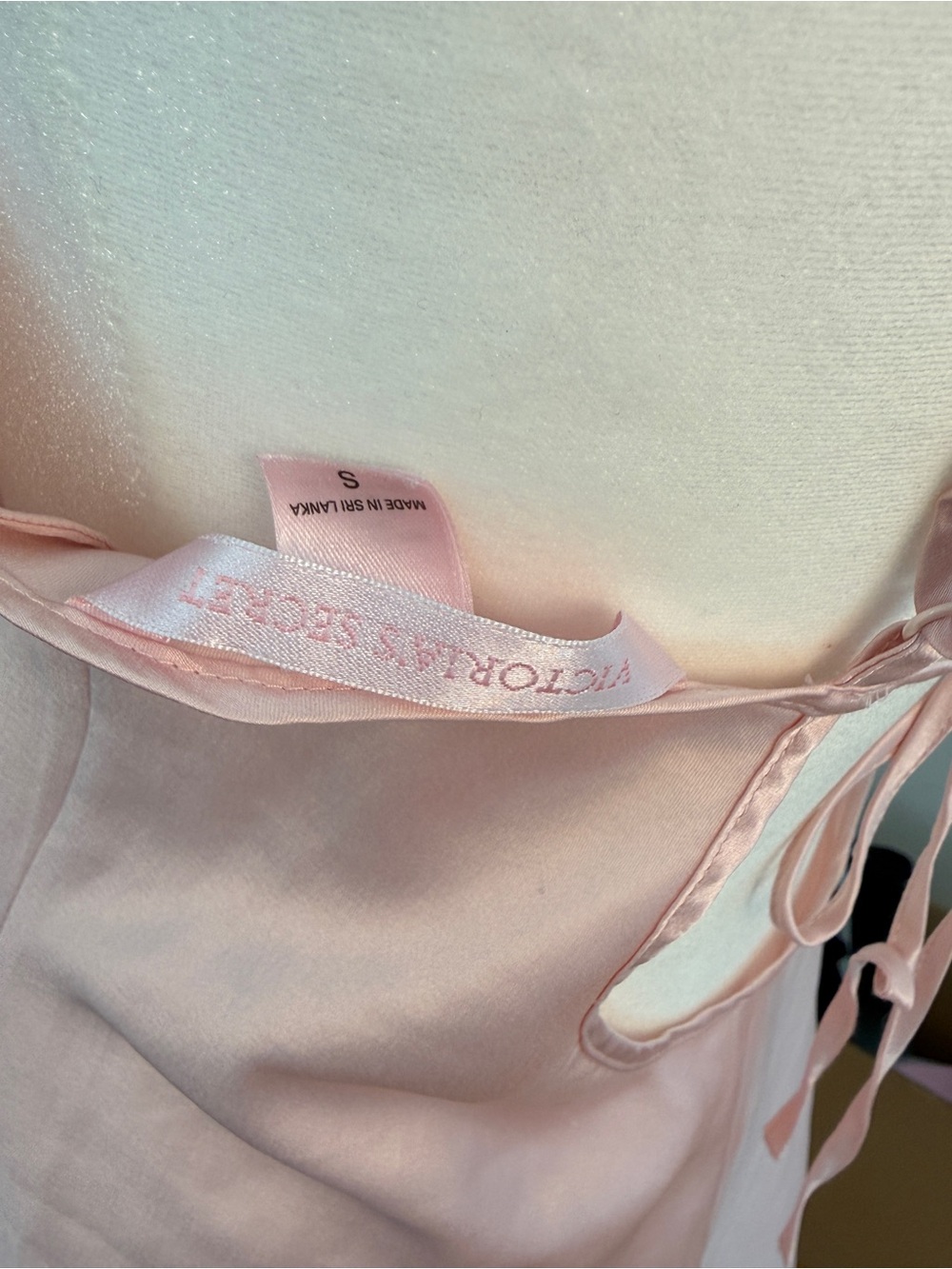 Victoria's Secret Blush Pink Lace-Accent Slip - Picture 5 of 5